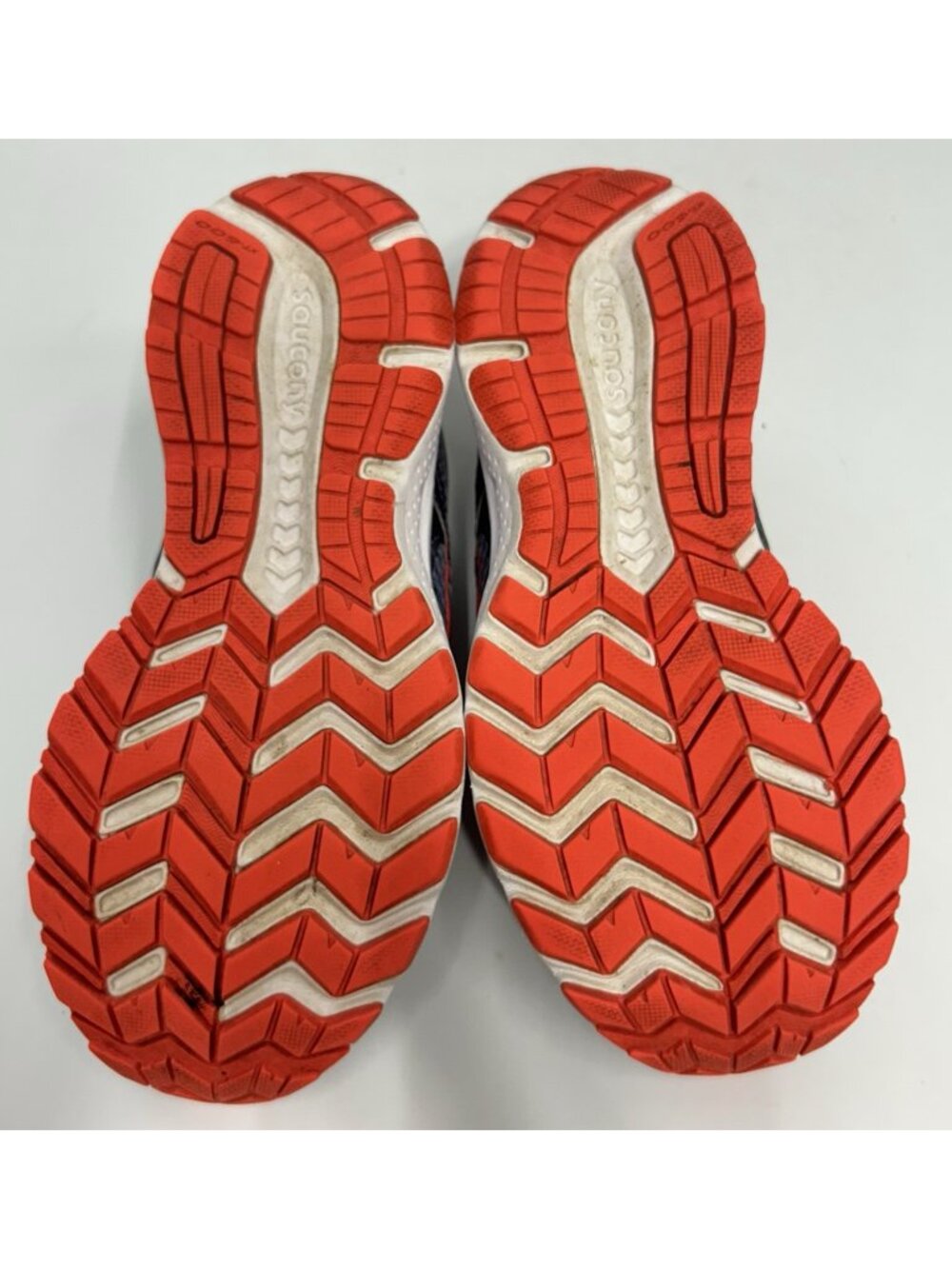 Saucony Cohesion 11 Running Shoe’s Women’s Size 8W Wide Width Grey Orange - Picture 7 of 10